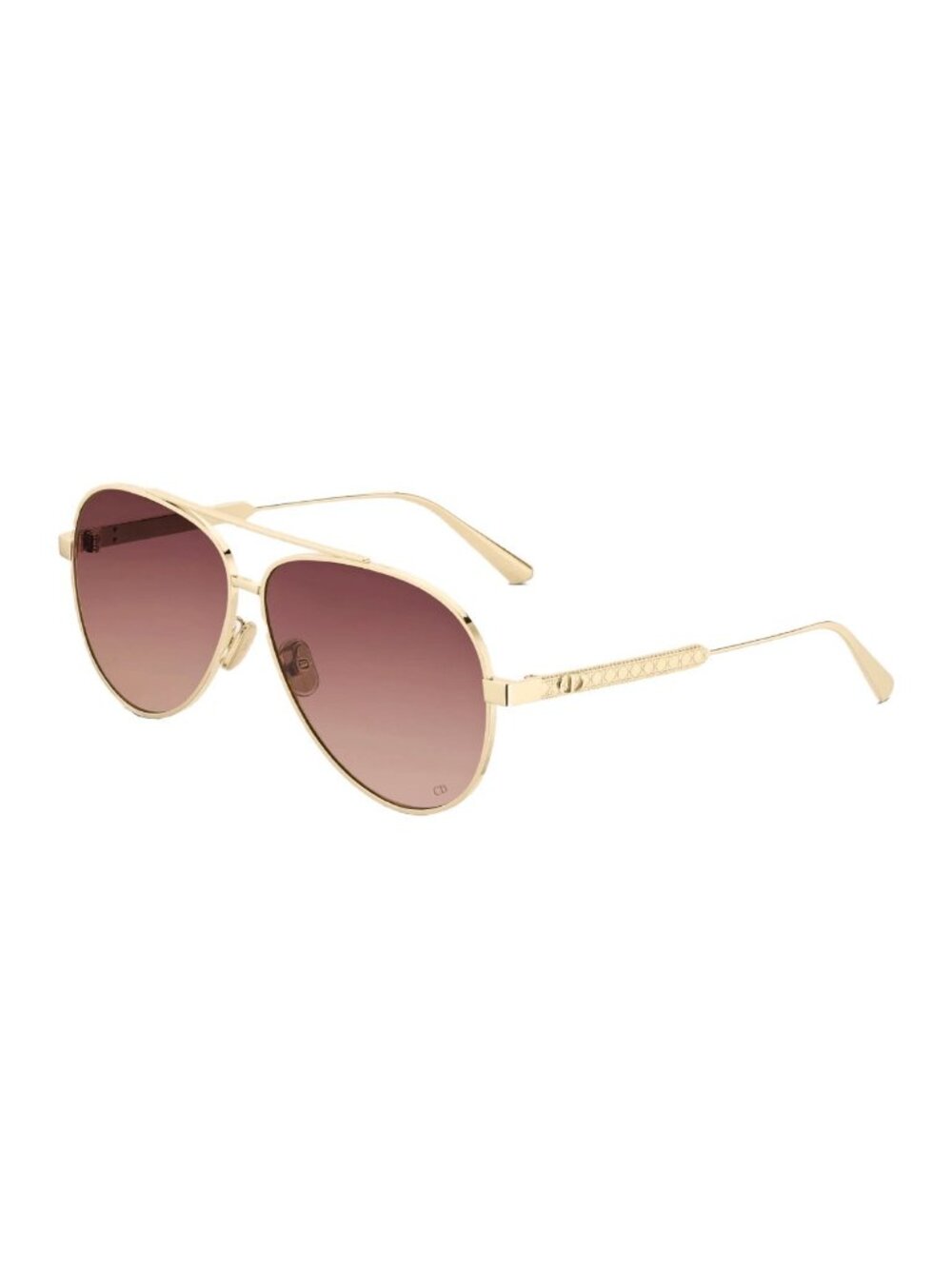 DIOR DiorCannage A1U 61MM GOLD Pilot Sunglasses